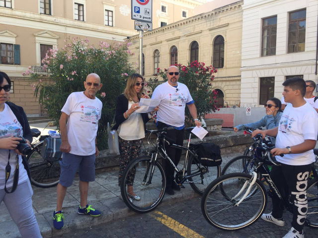 In bici sui luoghi di 3P. Le parole del vicepresidente del Centro Padre Nostro, Maria Pia Avara