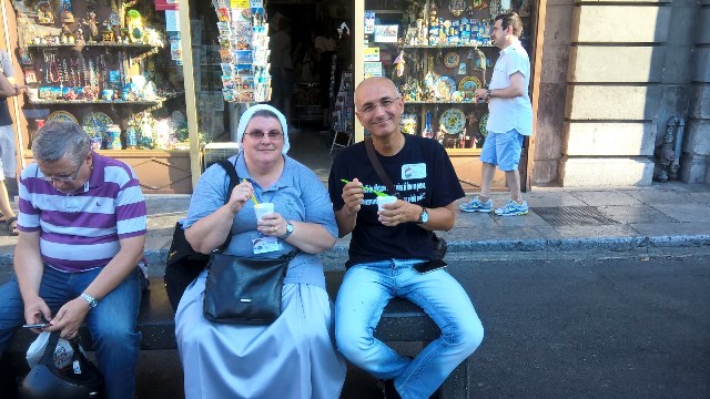Maurizio Artale con Suor Cristina