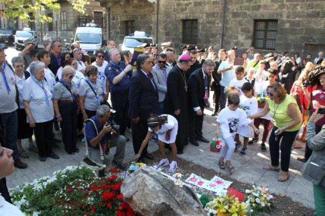 Lapide in memoria del Prefetto Carlo Alberto Dalla Chiesa 