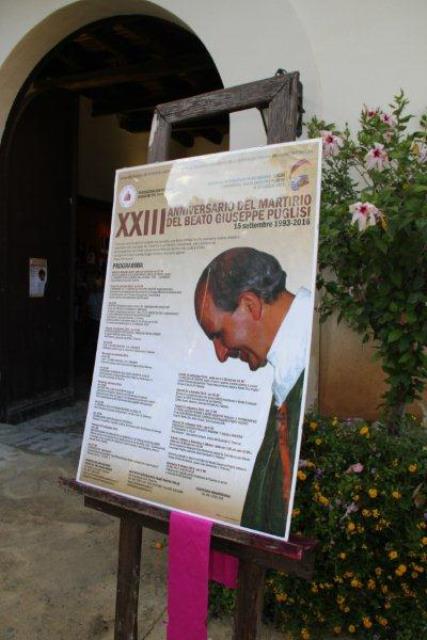 Manifesto del 23� Anniversario del martirio del Beato Puglisi