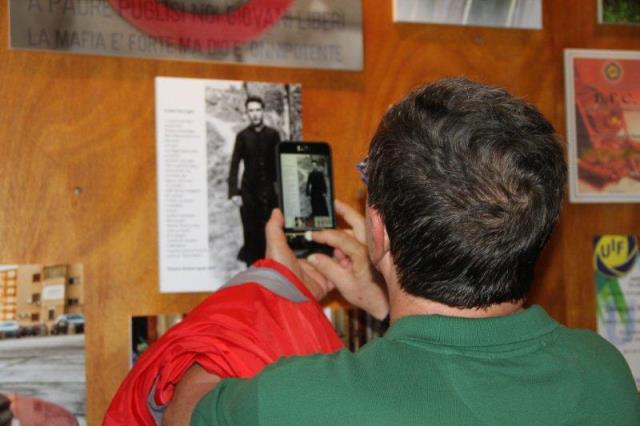 Momenti della presentazione della mostra