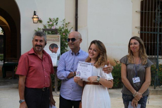 Manger dans le rue a Villa Niscemi