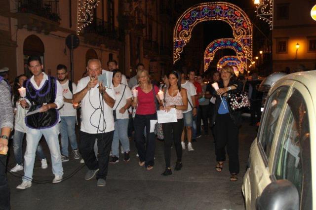 Momenti della fiaccolata