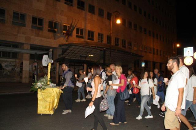 Momenti della fiaccolata
