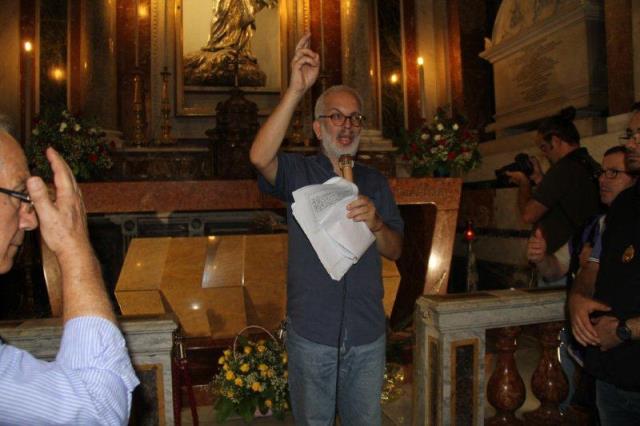 Don Maurizio Francoforte, parroco di San Gaetano a Brancaccio