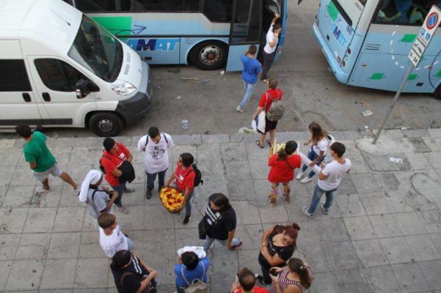 Un fiore per il Beato Giuseppe Puglisi - raduno al Centro Padre Nostro