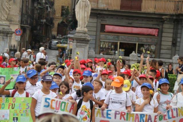 La partecipazione degli studenti di alcune scuole palermitane