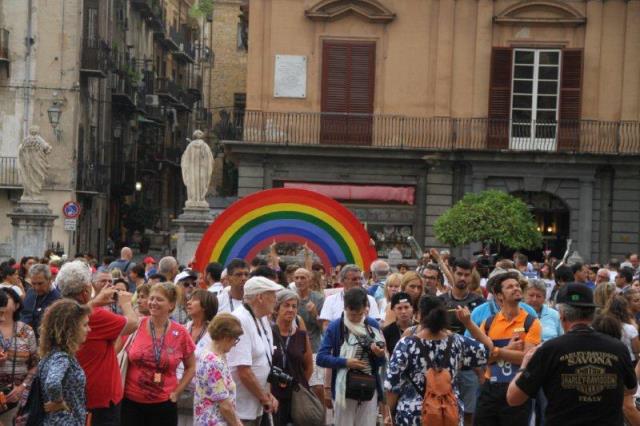 La partecipazione della gente alla manifestazione