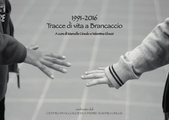Copertina del libro 1991-2016, tracce di vita a Brancaccio