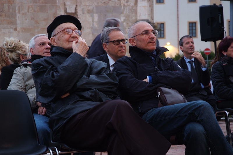 Mons. Luciano Giovannetti, Roberto Cassata (Unicredit), Maurizio Artale, Roberto Vitellaro (Unicredit)