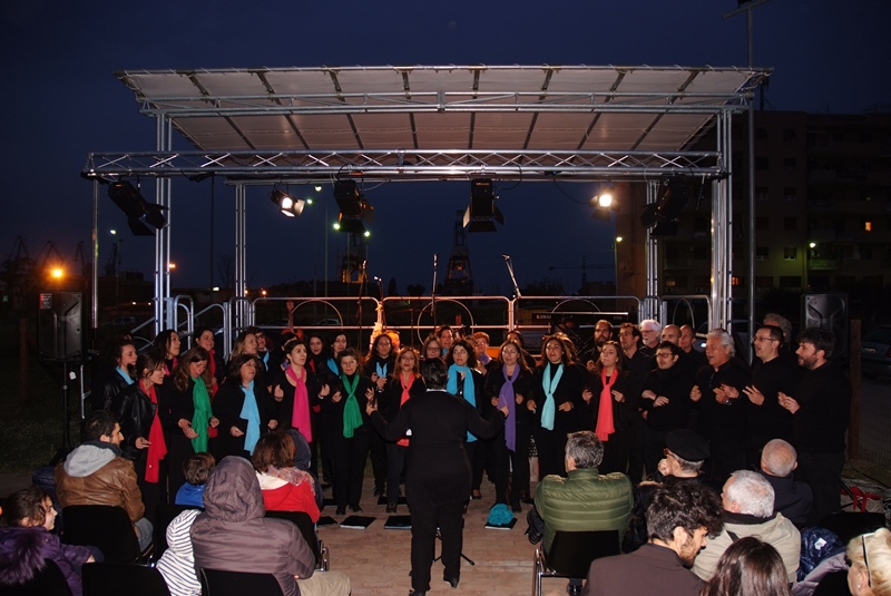 Esibizione del Goethe Chor