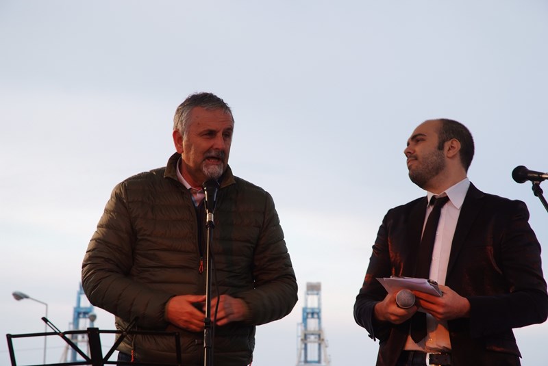 Saluti e intervento dell'Assessore alle Infrastrutture, mobilit�, urbanistica e politiche abiatative della Regione Toscana, Vincenzo Ceccarelli (membro del consiglio di amministrazione della Fondazione Giovanni Paolo II)