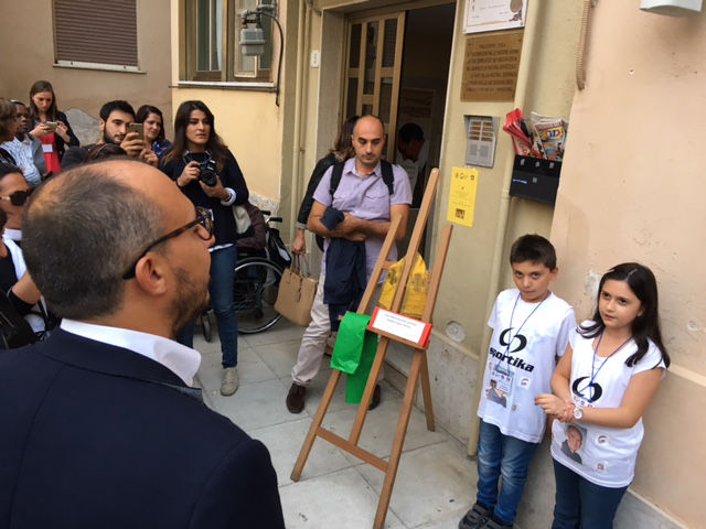 Il Sottosegretario all'Istruzione Davide Faraone visita la casa-museo del Beato Puglisi
