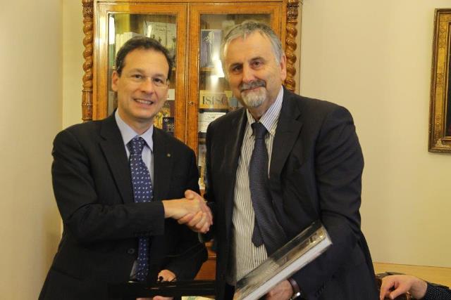 L'On. Giuseppe Lupo e l'Assessore della Regione Toscana Vincenzo Ceccarelli