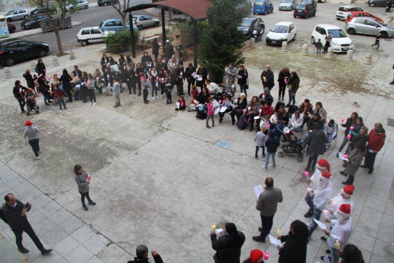 Preparazione dei balli dei ragazzi del sogno del Beato Puglisi (flashmob)