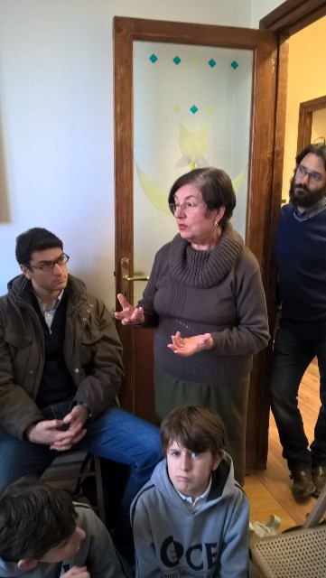 Gli studenti alla casa-museo