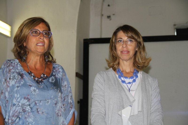 Il Vice Direttore della Casa di Reclusione Ucciardone di Palermo, Dott.ssa Carmen Rosseli insieme al Vice Presidente del Centro di Accoglienza Padre Nostro, Dott.ssa Maria Pia Avara
