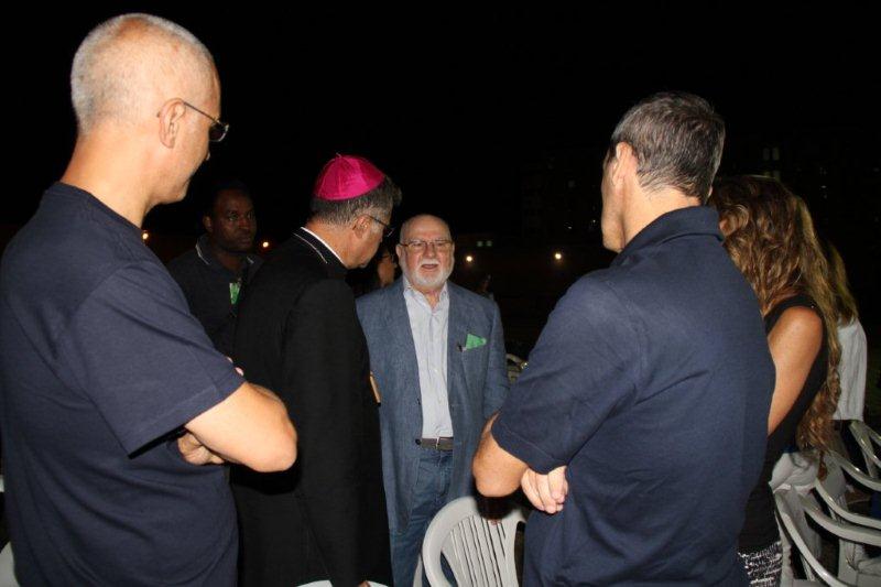 Mons. Corrado Lorefice e Francesco Puglisi, fratello del Beato