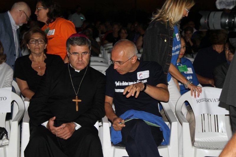Mons. Corrado Lorefice insieme a Maurizio Artale