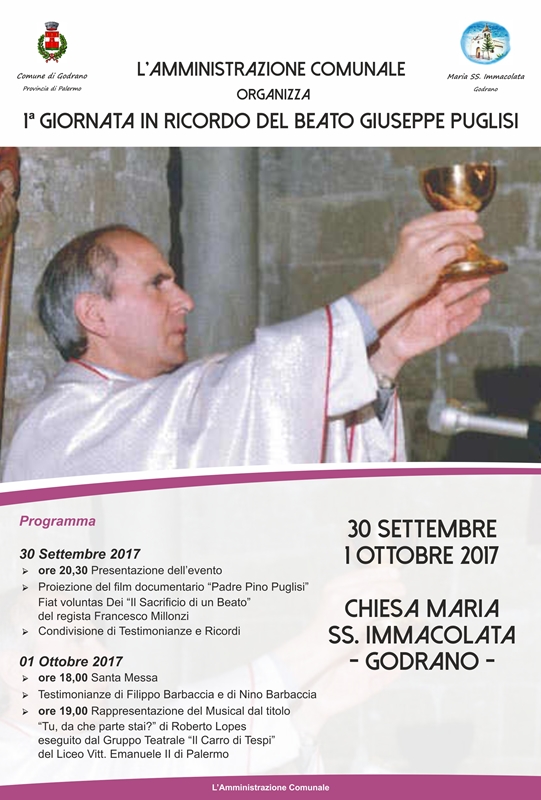 Locandina giornata commemorativa a Godrano