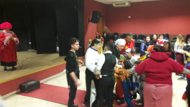 Momenti della festa di carnevale