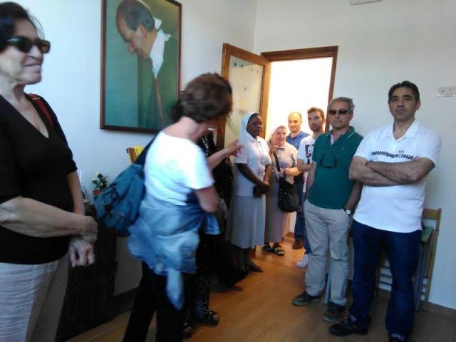 I detenuti visitano la casa-museo