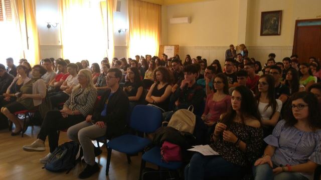 Gli studenti del Liceo Linares di Licata