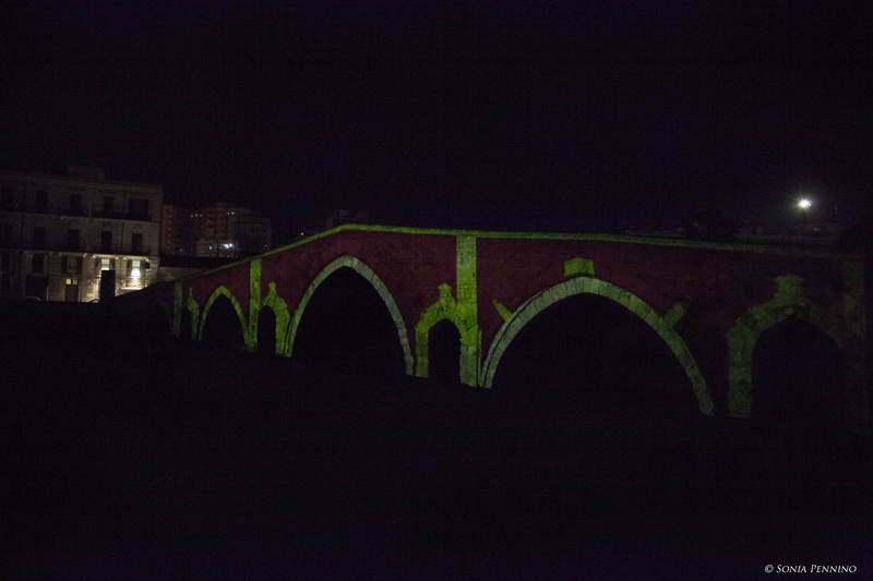Proiezioni sul Ponte dell'Ammiraglio, corso dei Mille