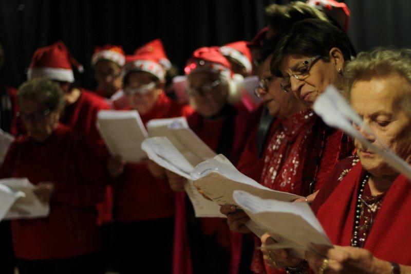 Festa di Natale gruppo anziane