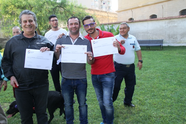 Momenti della consegna degli attestati di partecipazione