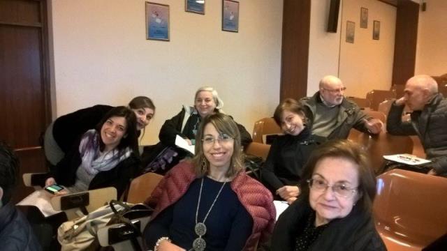 I volontari e gli operatori del Centro di Accoglienza Padre Nostro