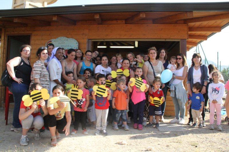 Momenti dell'Open Day con i bimbi e le famiglie