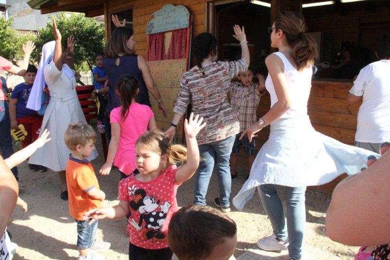 Momenti dell'Open Day con i bimbi e le famiglie