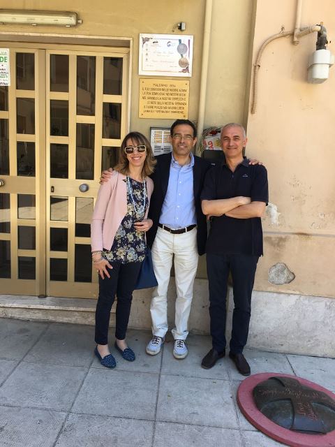 Nella foto: Maria Pia Avara, il Prof. Vito Mancuso e Maurizio Artale