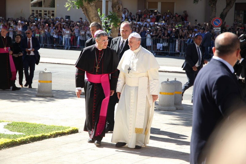 Papa Francesco visita la casa-museo del Beato Giuseppe Puglisi
