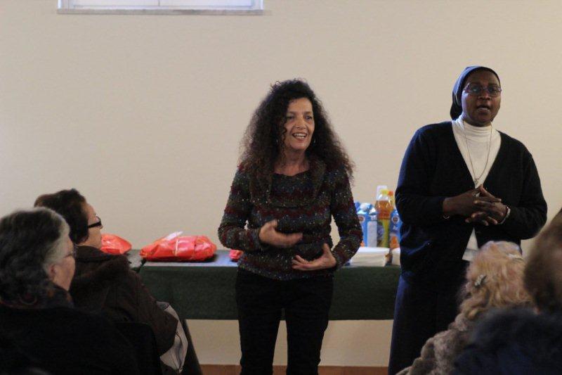 Alcuni momenti della festa per le anziane per il XXV anniversario della fondazione del Centro di Accoglienza Padre Nostro