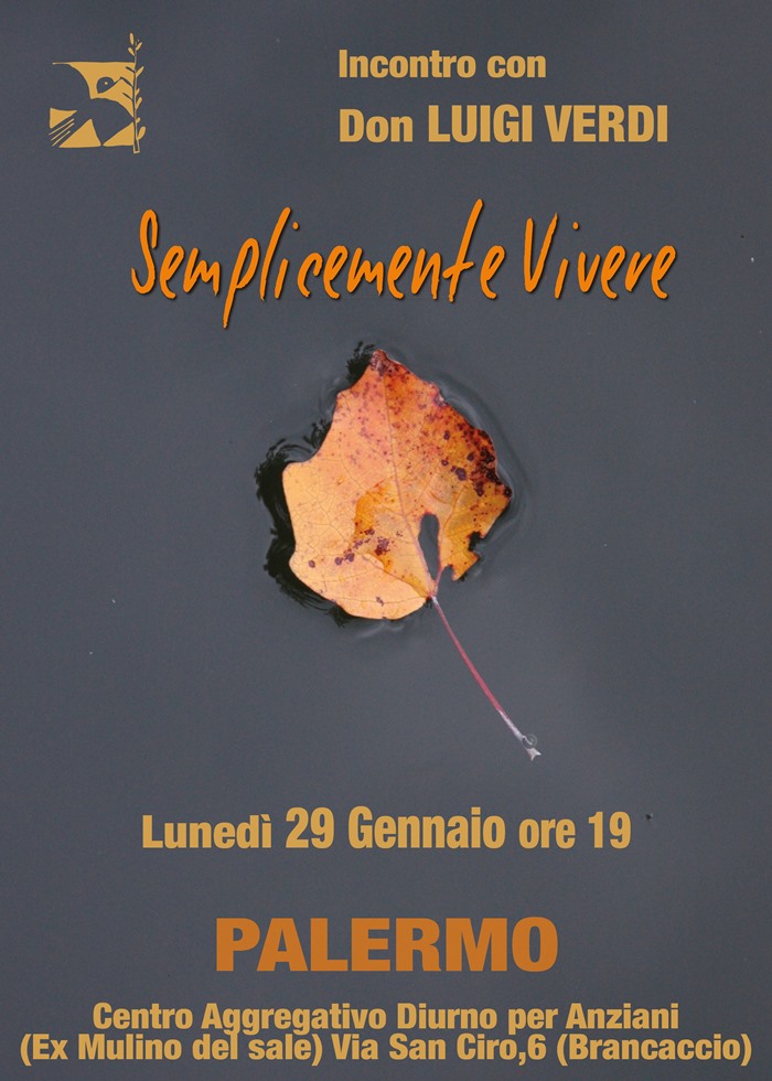 Locandina della veglia di preghiera della Fraternit� di Romena