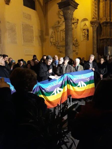 Momenti della manifestazione presso la Cattedrale di Palermo