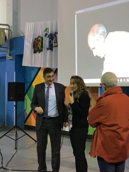 Andrea Tomaselli, Dirigente scolastico dell'I.C.S. Padre Pino Puglisi, e Angela Randazzo, Dirigente scolastica dell'Educandato Maria Adelaide di Palermo