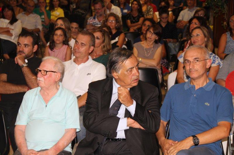 Gaetano Puglisi fratello del Beato Giuseppe Puglisi Sindaco di Palermo Leoluca Orlando Maurizio Artale Presidente del Centro di ACCOGLIENZA Padre Nostro