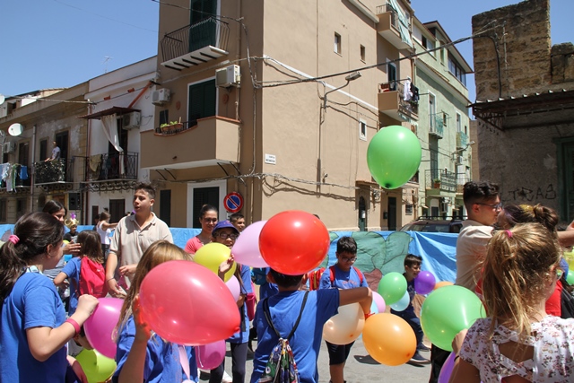 Momenti delle attivit� per le vie di Brancaccio