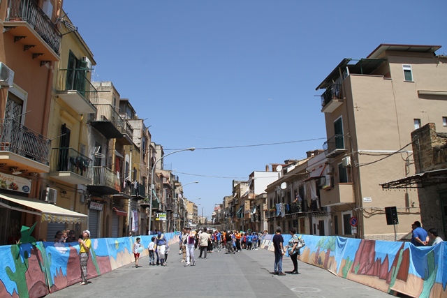 Momenti delle attivit� per le vie di Brancaccio