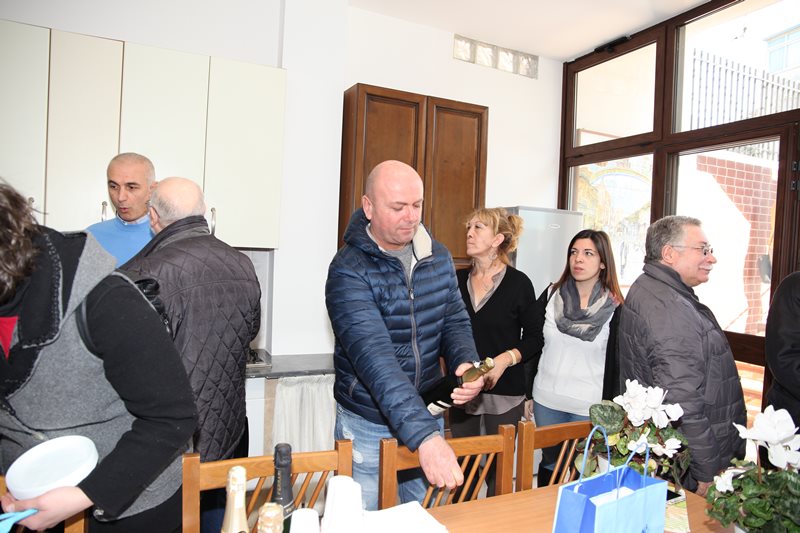 Momenti di festa durante l'inaugurazione