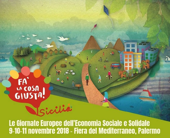 Maurizio Artale invitato alla 'Giornate Europee dell'Economia Sociale e Solidale' alla Fiera del Mediterraneo di Palermo