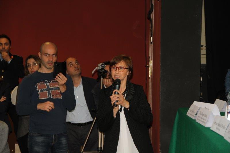 La Dott.ssa Laura Stallone, Psicologa del Centro di Accoglienza Padre Nostro