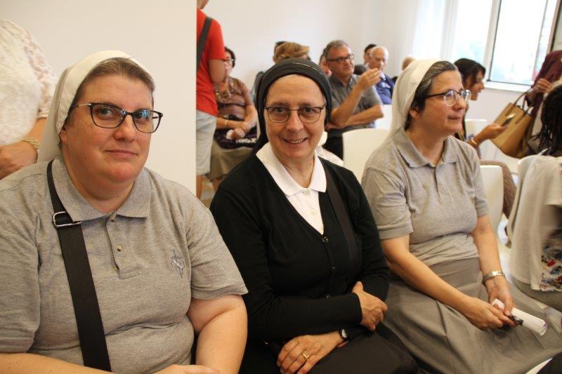 Suor Cristina Cosa, Suor Eliana Massetti, Madre Provinciale delle Maestre Pie Venerini, e suor Enrica Giovannini Madre Generale delle Maestre Pie Venerini