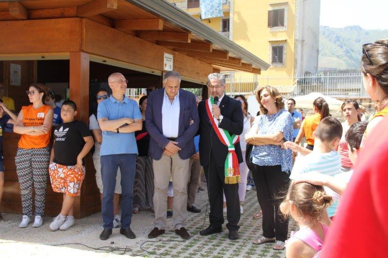 Inaugurazione della piscina al Centro Polivalente Sportivo 'Beato Giuseppe Puglisi e Padre Massimiliano Kolbe'