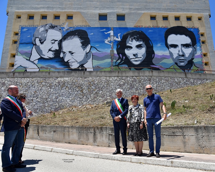 Maurizio Artale presente all'inaugurazione