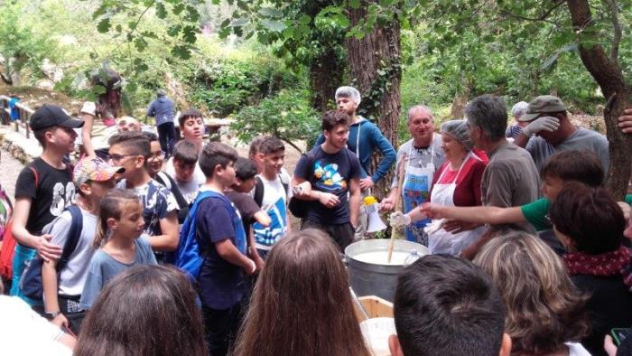 Momenti durante il percorso naturalistico