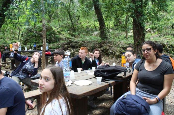 Momenti durante il percorso naturalistico